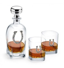 Set Whisky Sticla si 2 pahare Lux by Chinelli Italy foto