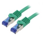 Patch Cord S/FTP Cat 6a Verde 2m LSZH, Logilink