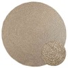 VidaXL Covor ZIZUR aspect iută, &Oslash; 200 cm, pentru interior și exterior 4010417