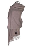 Fular dama uni 24U, 180x70cm, crem deschis, Marime universala