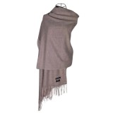 Fular dama uni 24U, 180x70cm, crem deschis