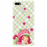 Husa silicon pentru Huawei Y6 Pro 2017, Strawberry Girl