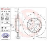 Set disc frana Land Rover Range Rover Sport I (L320) 02.05-03.13, Spate, 365X20mm, ventilat, BREMBO