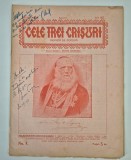 Carte veche Revista Cele Trei Crisuri Autograf Iulie 1923