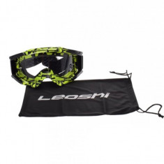 Ochelari motocross/atv/enduro Leoshi, culoare verde/negru Cod Produs: MX_NEW AB36426