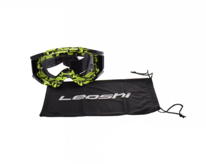 Ochelari motocross/atv/enduro Leoshi, culoare verde/negru Cod Produs: MX_NEW AB36426