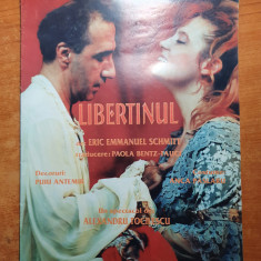 program teatrul bulandra 1999-libertinul cu razvan vasilescu,irina petrescu