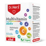Capsule vegane Multivitamin Activ Dr Herz 60 buc