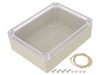 Carcasa Universala ABS IP65 HAMMOND Ritec 125x165x55mm Gri Deschis UL94HB