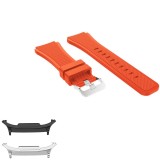 Curea din silicon compatibila cu Samsung Galaxy Watch9 40mm, Light Orange