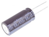Condensator Electrolitic THT 68uF 450V 16x35.5mm