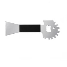 Racleta pentru gratar Mountain Grillers, 17.7 cm, otel inoxidabil, argintiu, negru