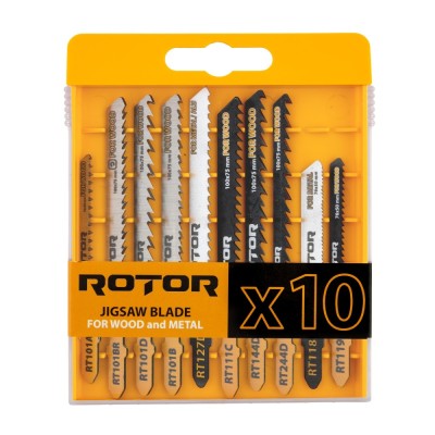 Set 10 Panze fierastrau pendular pentru Lemn/Metal ROTOR RTS1 Innovative ReliableTools foto