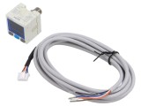 Senzor Presiune PNEUMAT KP43V-04-F3 -1&divide;0bar, Temp. -10&divide;60&deg;C, IP40, 2m