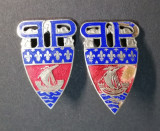 Insigna WW2 Regimentala PP police prefecture paris 1930/1940 Franța, Europa