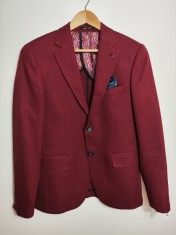 Sacou barbati slim fit foto