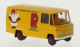 Macheta Mercedes L 406 D Riegelein chocolat personnages - Brekina scara 1:87