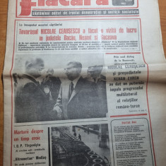 flacara 14 iunie 1985-ceausescu vizita in suceava,bacau,neamt,art.domnesti arges