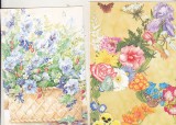 bnk cp Lot 18 felicitari nescrise - Flori *