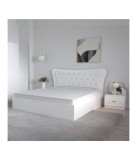 PAT DANTE ALB 160X200 + 2 NOPTIERE FARA SALTEA