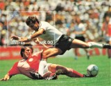 Cumpara ieftin LESOTHO 1997 - Fotbal, Cupa Mondiala din Franta, mari fotbalisti germani Littbarski / colita MNH