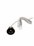 Spot led incastrat, 12V DC, 1.5W, O25x20mm, lumina naturala, negru, Q30-black