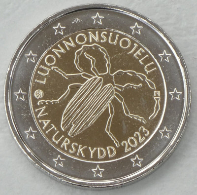 moneda 2 euro comemorativa FINLANDA 2023_Natura, UNC foto