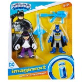 Set 2 figurine, Imaginext, DC Super Friends, Batman si The Penguin, GWP60