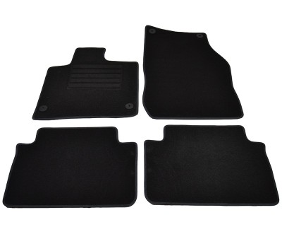 Covorase mocheta Audi Q7 3/2006- Negru, set de 4 bucati Kft Auto foto