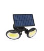 Reflector solar 8W 500lm IP65 cu senzor de miscare si cap rotativ 2 LED-uri COB, Phenom