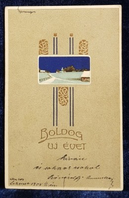 Boldog uevet. La multi ani - Cp ilustrata foto