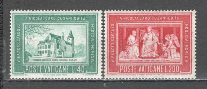 Vatican.1964 500 ani moarte Nikolaus din Kues-teolog si filozof SV.443