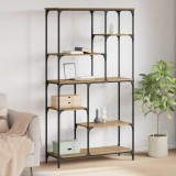 vidaXL Raft pentru cărți Stejar Artizanal 99 x 35,5 x 176 cm 882776