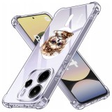 Husa antisoc pentru xiaomi redmi note 14 4g (standard) - airbag magsafe, col&Egrave;uri ranforsate - dog bow