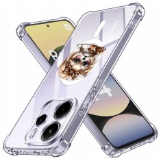 Husa antisoc pentru xiaomi redmi note 14 4g (standard) - airbag magsafe, col&amp;Egrave;uri ranforsate - dog bow foto