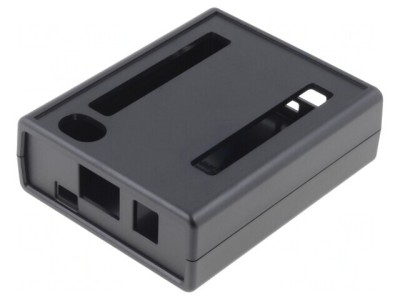 Carcasă calculator BeagleBone Black ABS neagră 77mm foto