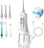 Irigator Oral Profesional pentru Dus Bucal, Sofia CONCEPT&reg;, 6 Trepte, IPX7, 2000mAh, 320 ML, White Pearl