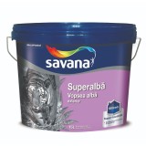 Vopsea Savana superlavabila, superalba pentru exterior, cu Silicon