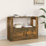 VidaXL Servantă, stejar fumuriu, 80x30x60 cm, lemn prelucrat