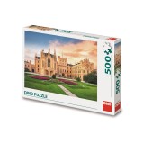 Cumpara ieftin Puzzle Castelul Lednice, 500 piese - DINO TOYS