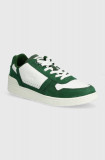 Cumpara ieftin Lacoste sneakers din piele T-Clip Contrasted Leather culoarea verde, 47SMA0070