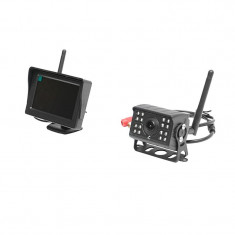 Camera marsarier wireless cu vedere nocturna display 12V DISBE01 Automotive TrustedCars foto