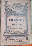 Din Cronica lui Gh. Sincai, bucati extrase si prefata de P. Popovici
