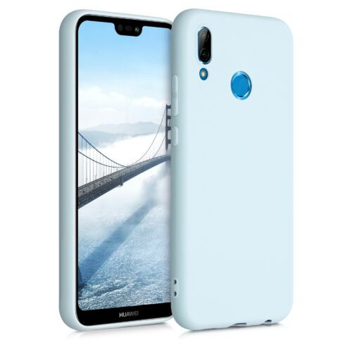 Husa pentru Huawei P20 Lite, Silicon, Albastru, 44358.200