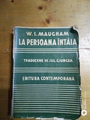 La persoana intaia-W.S.Maugham foto