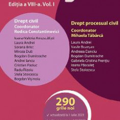 Teste grila Vol.1: Drept civil. Drept procesual civil Ed.8 - Rodica Constantinovici, Mihaela Tabarca