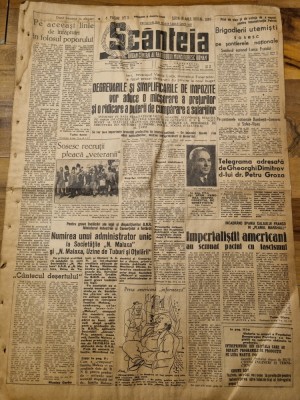 scanteia 3 aprilie 1948-poporul a votat pentru pace bunastare si progres foto