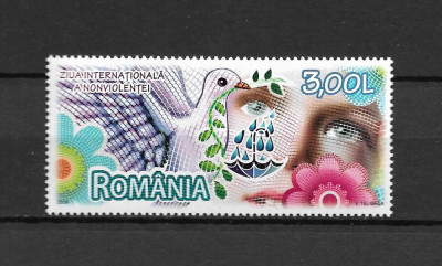 ROMANIA - 2009 ZIUA NONVIOLENTEI, MNH - LP 1847 foto