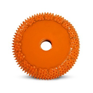 Obvodov&amp;eacute; Ihličkov&amp;eacute; ra&amp;scaron;pľe - &amp;scaron;&amp;iacute;rka 6,4mm / pr.50mm, Granulatie Saburr FOARTE ASPRA - PORTOCALIE foto