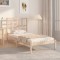 vidaXL Cadru de pat single, 90x190 cm, lemn masiv 3105915
